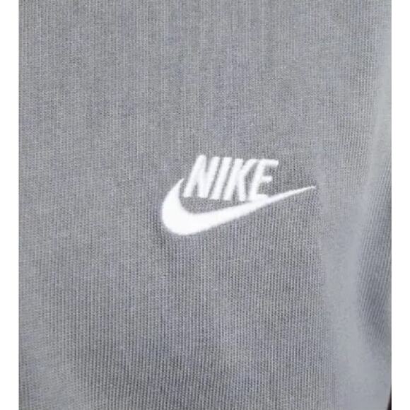 Nike Club Fleece Quarter Zip Polo shirt Mens Size M Loose Fit FB7797 084 - Picture 3 of 4